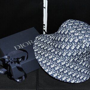 DIOR Brim Bucket Hat with Original Box and Logo packaging